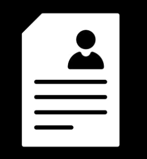 Ícone de Currículo